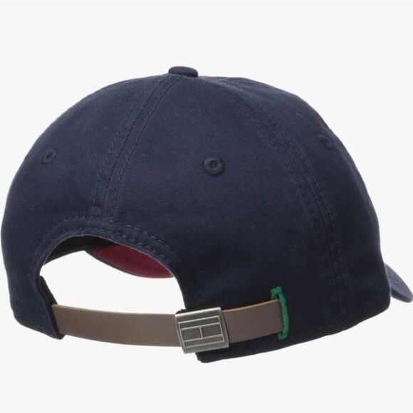 🔸️NWT Tommy Hilfiger Blue Logo Unisex Adjustable Baseball Hat One Size - Picture 2 of 11